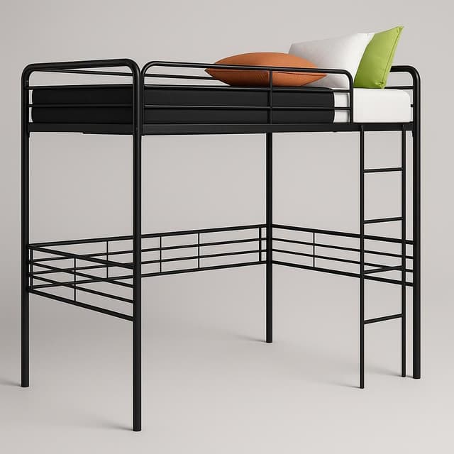 DHP Full Metal Frame Loft Bed