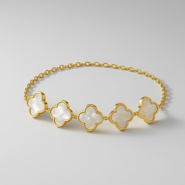 Sahira Jewelry Design Adeline Women's Clover Bracelet