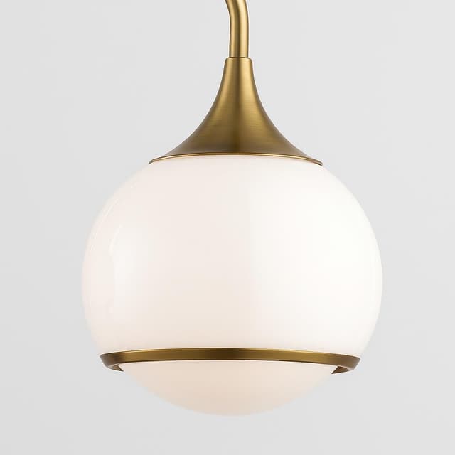 Mitzi Reese Aged Brass Pendant