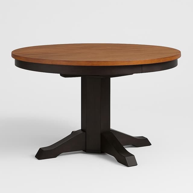 Laurel Foundry Modern Farmhouse Millan Extendable Acacia Dining Table
